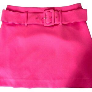🎄 NWOT 🛍️ Express Women's Short Mini Belted Pink Skirt XS
